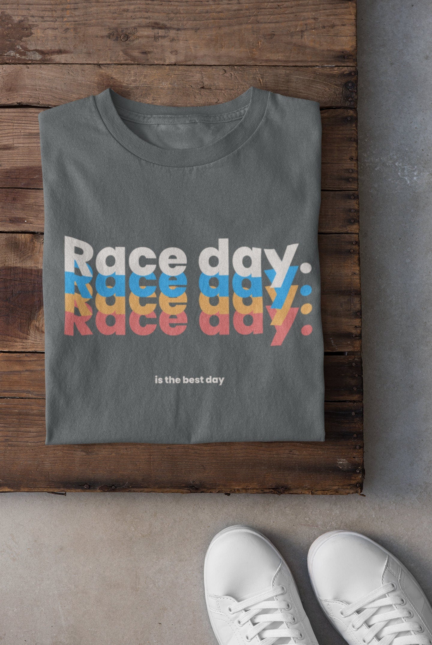 Race Day Graphic Tee - Colourful F1 Birthday Present T-Shirt for Men and Women - Unique Design - Available in Multiple Sizes - Free Shipping