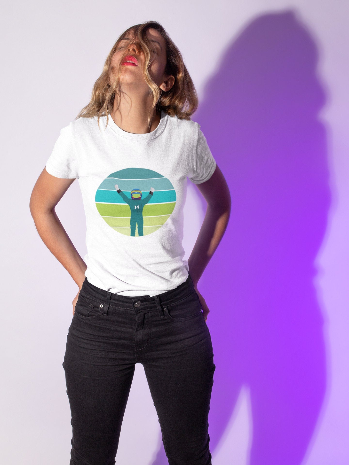Vintage Style F1 Driver Multiple Colours T-Shirt - Comfortable and Stylish Shirt for Men and Women- Aston Martin Gift ,Fernando Alonso fan