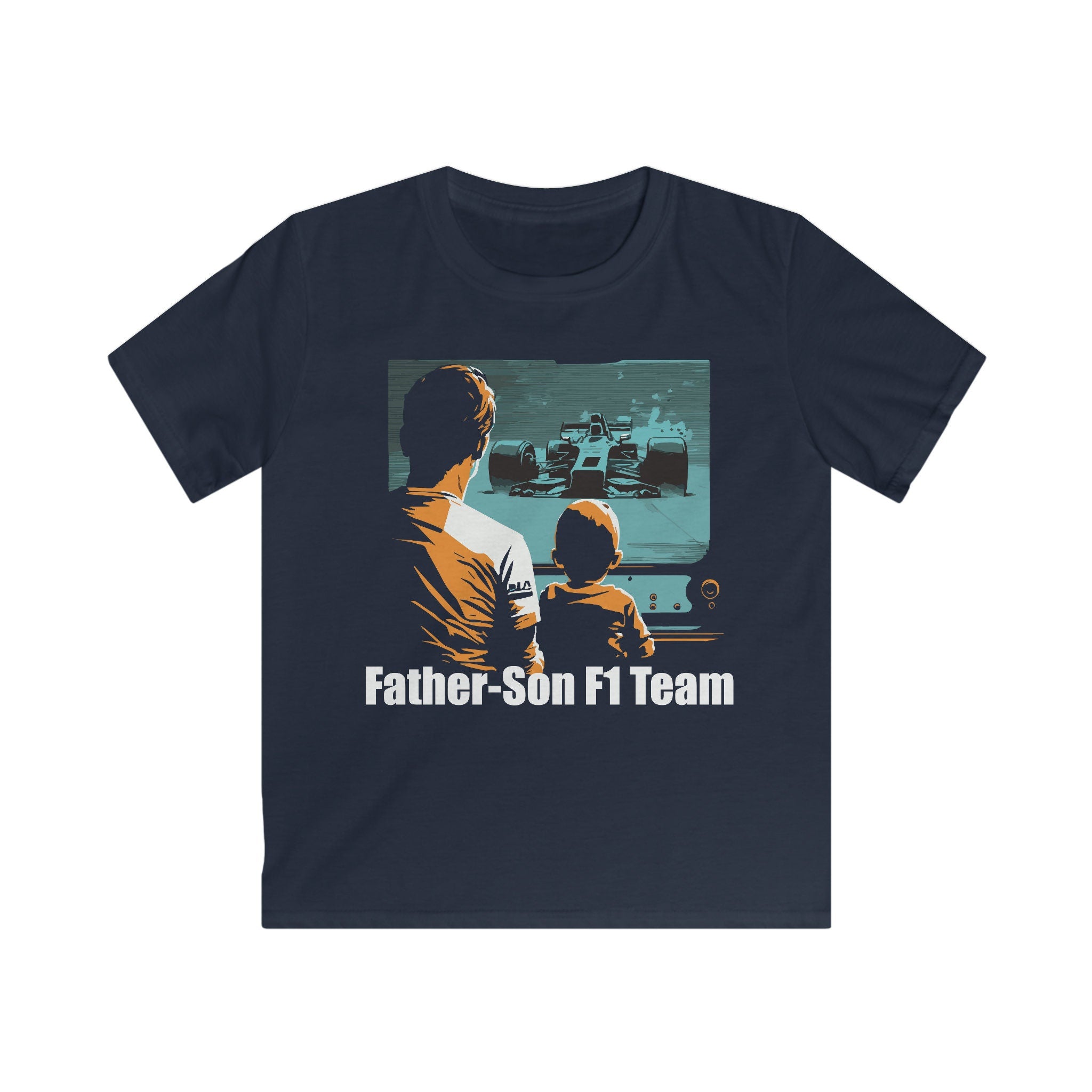 Kids Formula One Team T-Shirt: Father-Son F1 Team Matching Shirts for the Ultimate Team Bonding. Perfect Gift for Father's Day