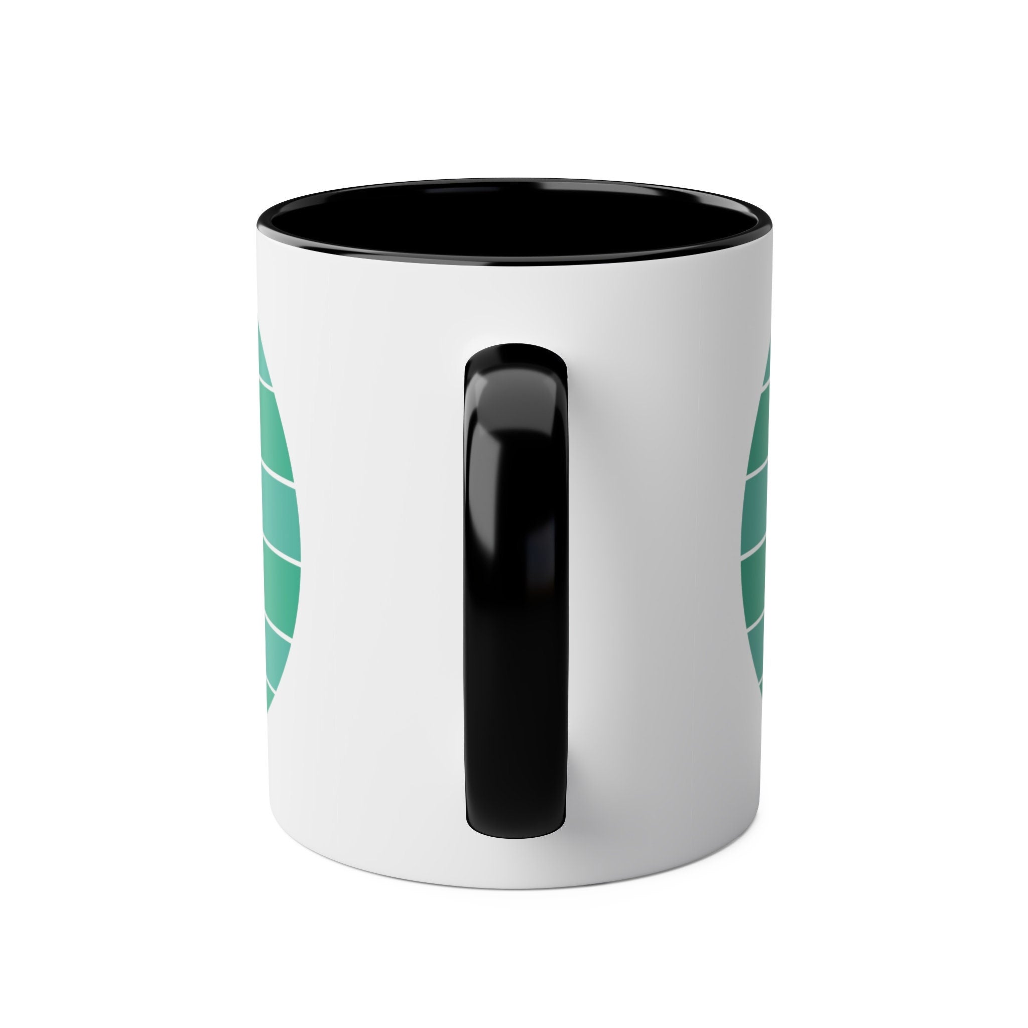 F1 Gift : Mercedes Lewis Hamilton Two-Tone Coffee Mug, 11oz, Perfect gift for Formula One