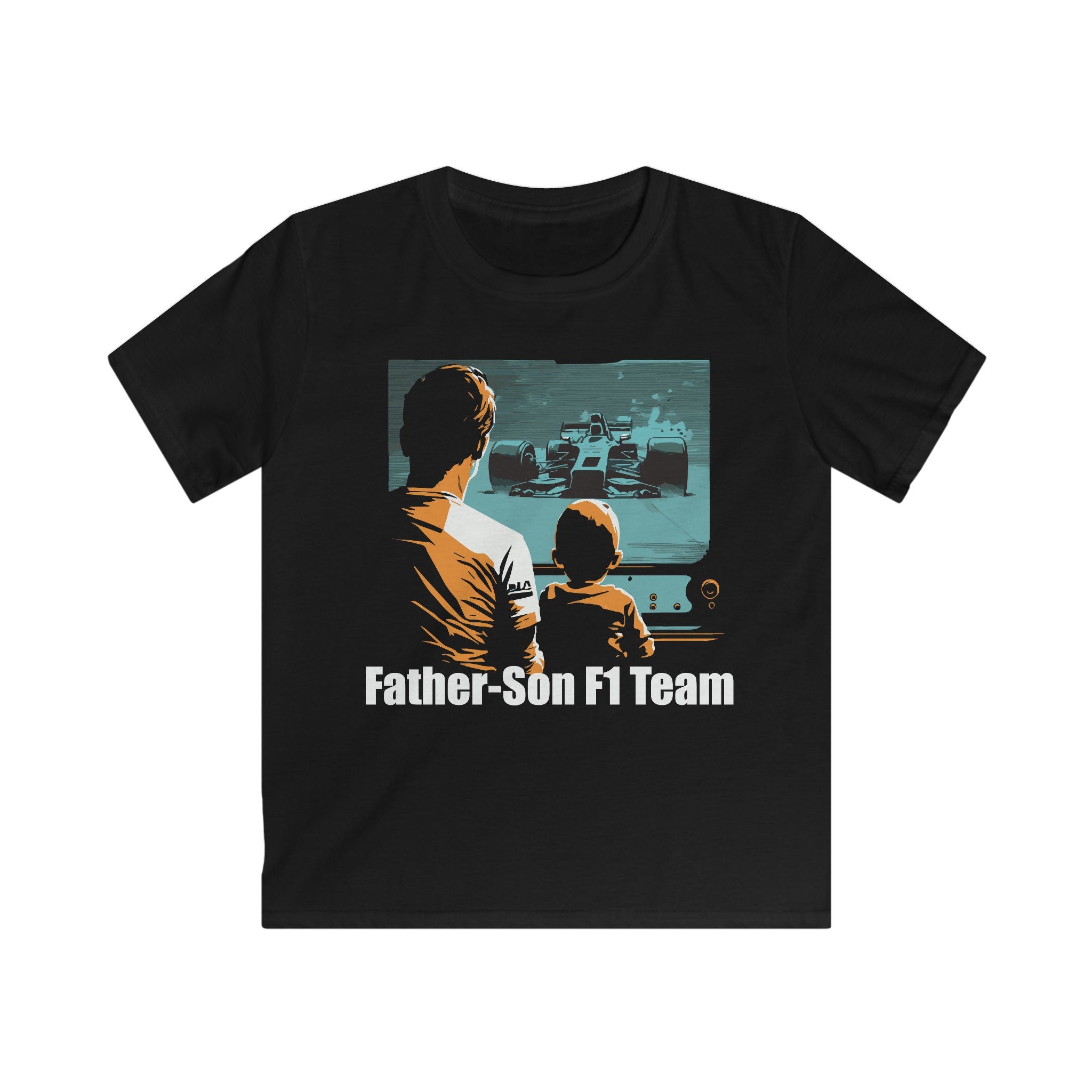 Kids Formula One Team T-Shirt: Father-Son F1 Team Matching Shirts for the Ultimate Team Bonding. Perfect Gift for Father's Day