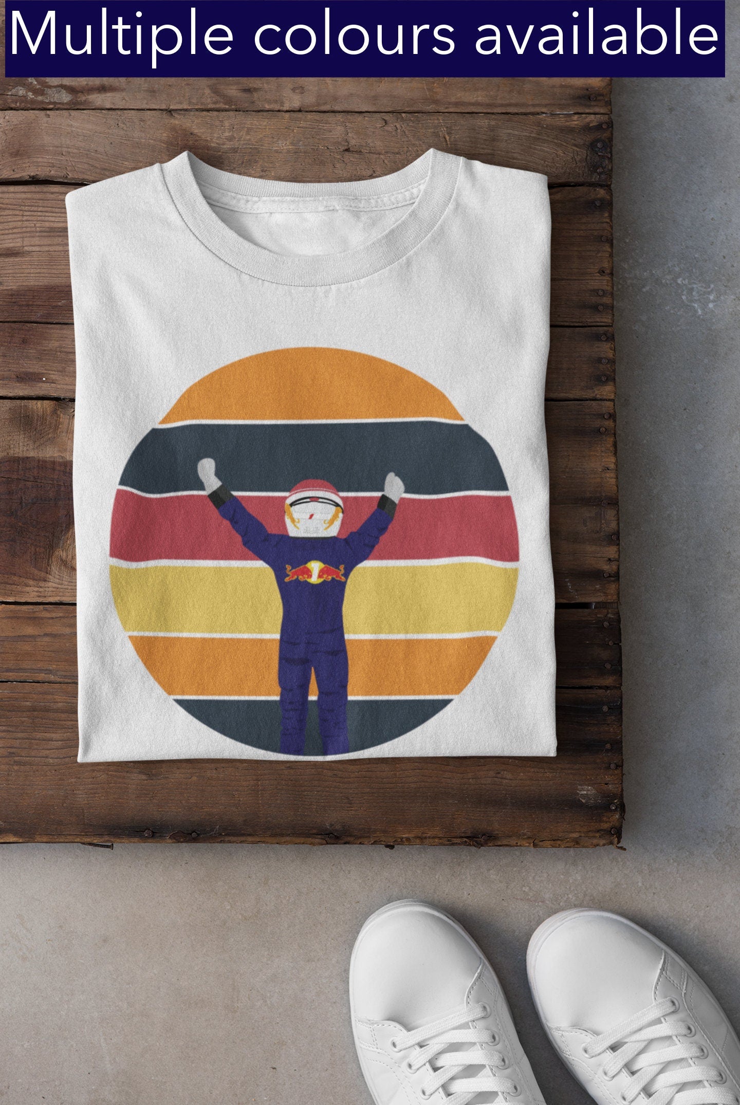 Vintage Formula One Shirt- Perfect Race Day Birthday Gift for F1, Max Verstappen, Red Bull fans- Unisex, Available in Multiple Colours.