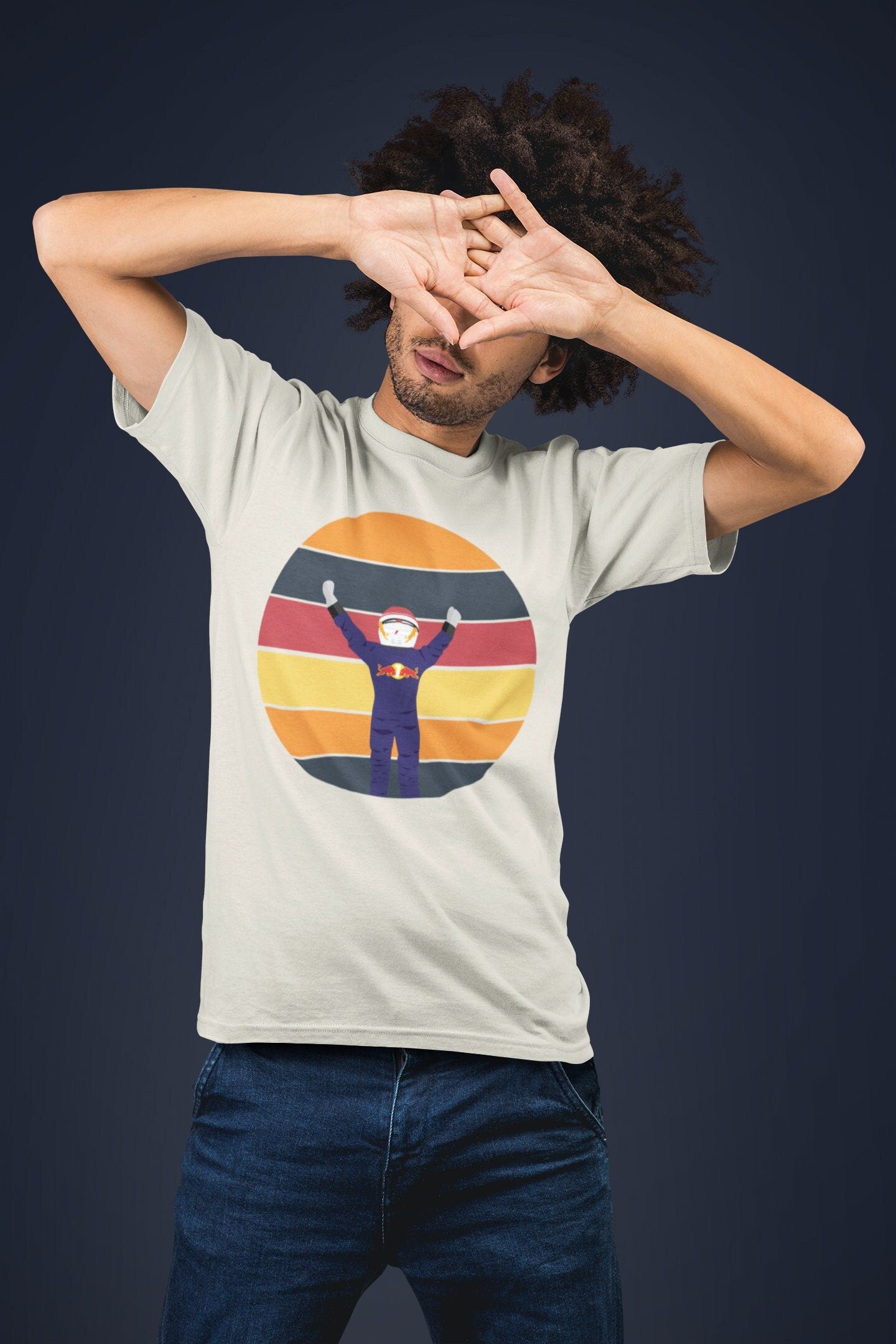 Vintage Formula One Shirt- Perfect Race Day Birthday Gift for F1, Max Verstappen, Red Bull fans- Unisex, Available in Multiple Colours.