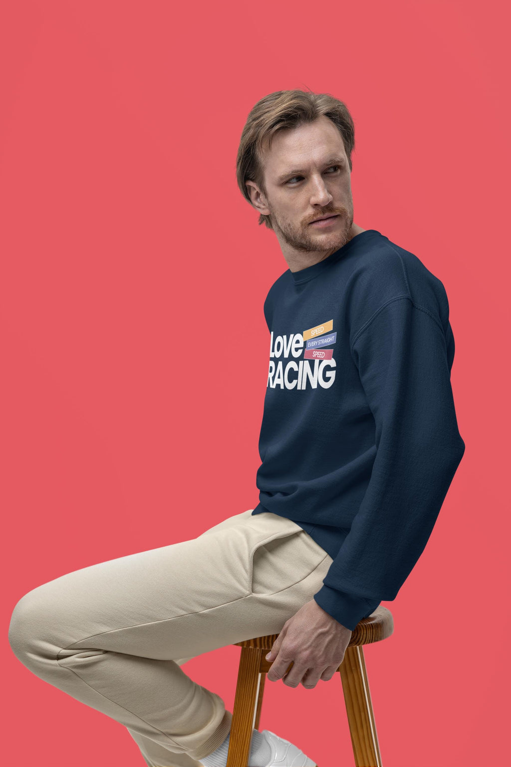 F1 Jumper – Love Racing Crewneck Sweatshirt | Formula 1 Gift for Him or Her | Motorsport Fan Clothing | Unisex Racing Sweater | UK Seller