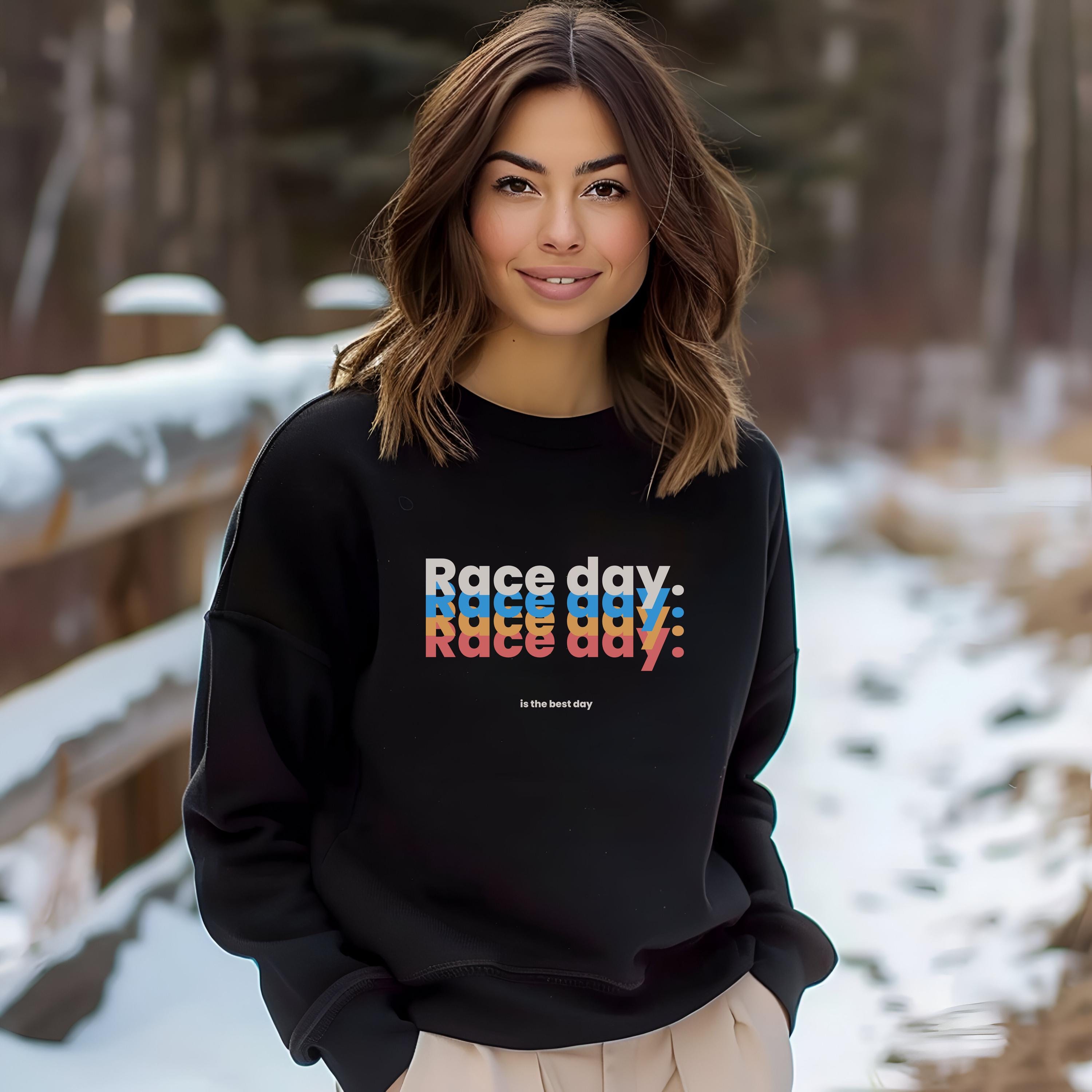 Race Day Graphic Sweatshirt - Colourful F1 Birthday Present Sweater for Men and Women - Unique Design - Multiple Sizes - Free Shipping