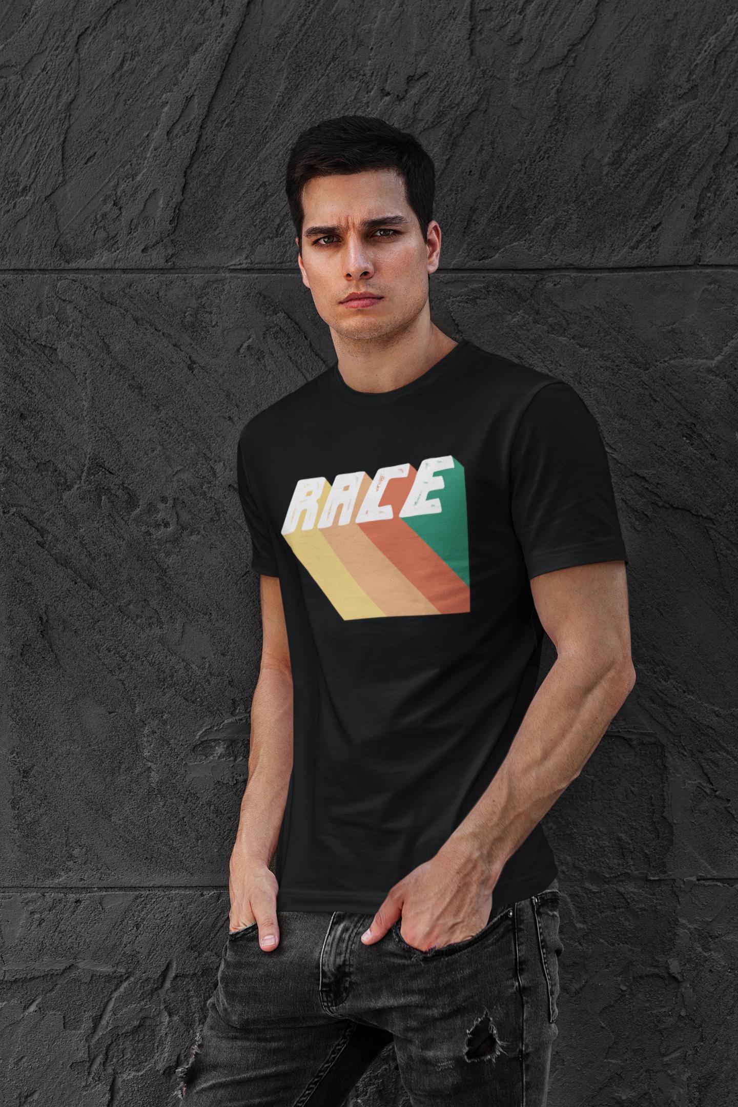 Retro Race Cotton T-shirt, Casual Tee for Racing Fans, Vintage F1 T-Shirt, Festival Wear, Gift for Formula 1 Fans, Race Day Apparel,F1 Merch