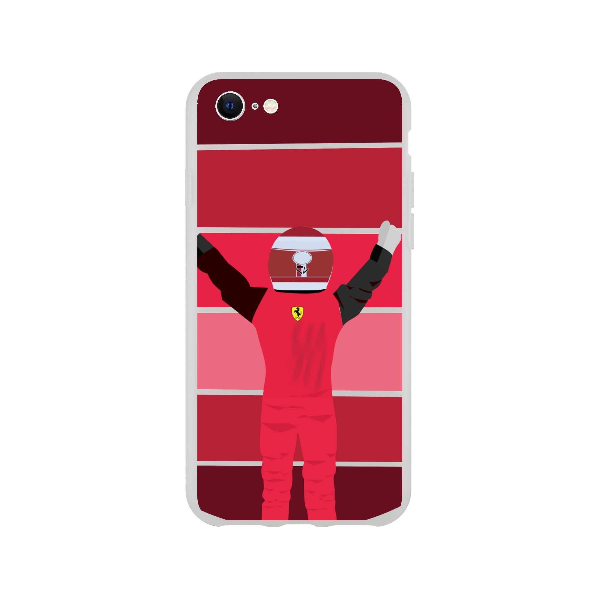 Charles Leclerc Racing Victory Phone Case – Formula 1 Gift for Ferrari Fans-Bold F1 Design | Custom Flexible TPU Cover,