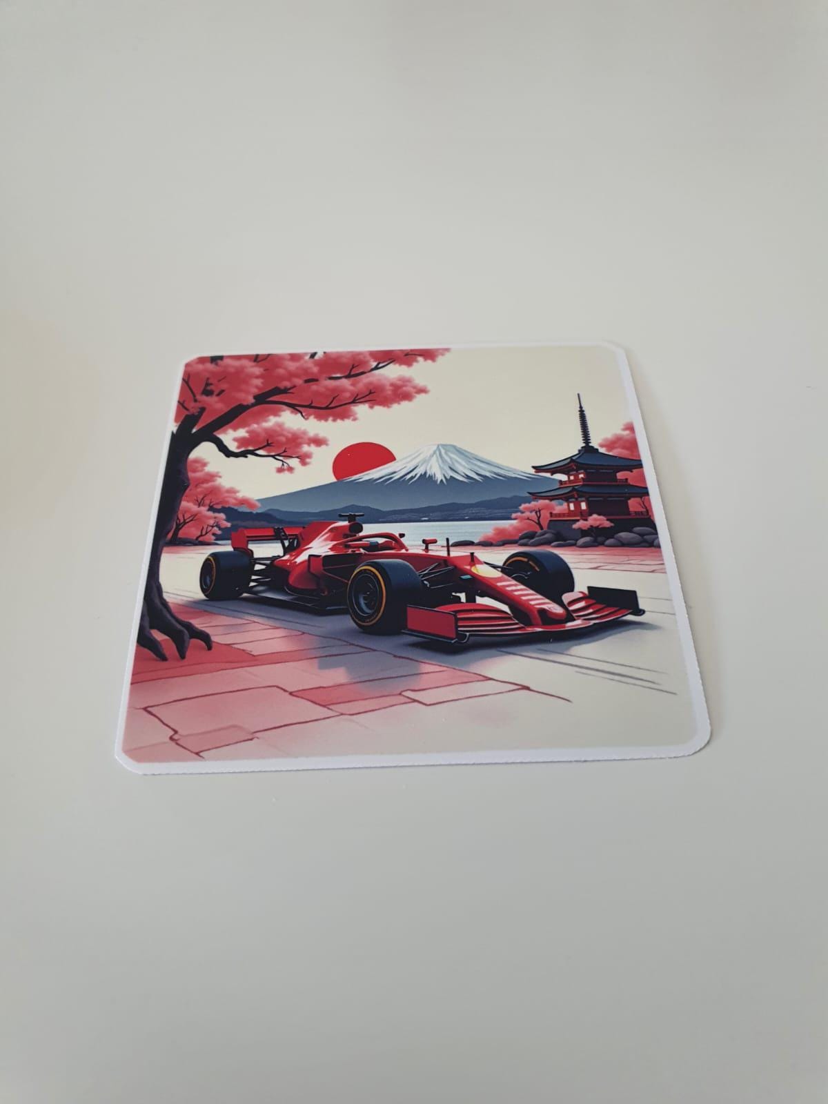 F1 Race Car Sticker: Motorsport Vinyl Decal, Grand Prix Art