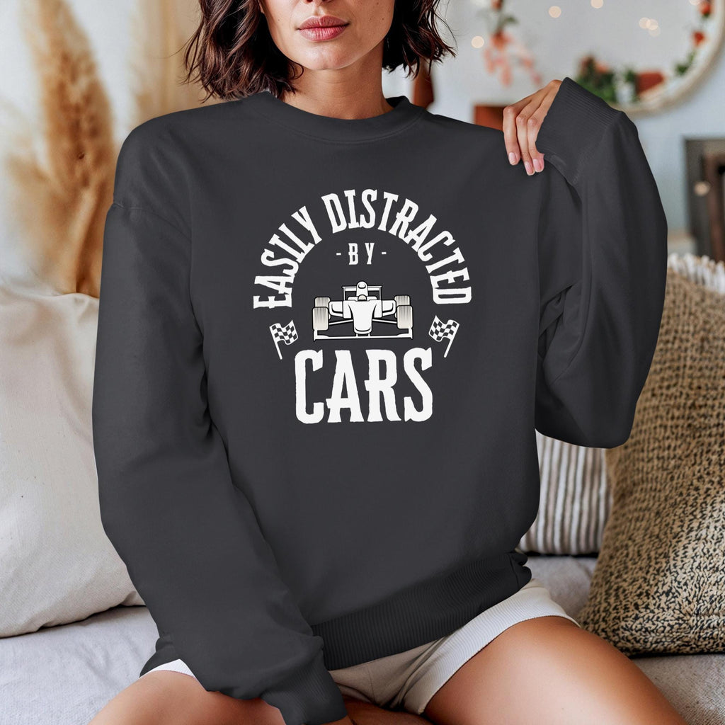 Funny Racing F1 Sweatshirt for Car Enthusiasts, Motorsports Hoodie, Formula 1 Fan Gift, Auto Racing Crewneck Pullover, Fast Car Apparel