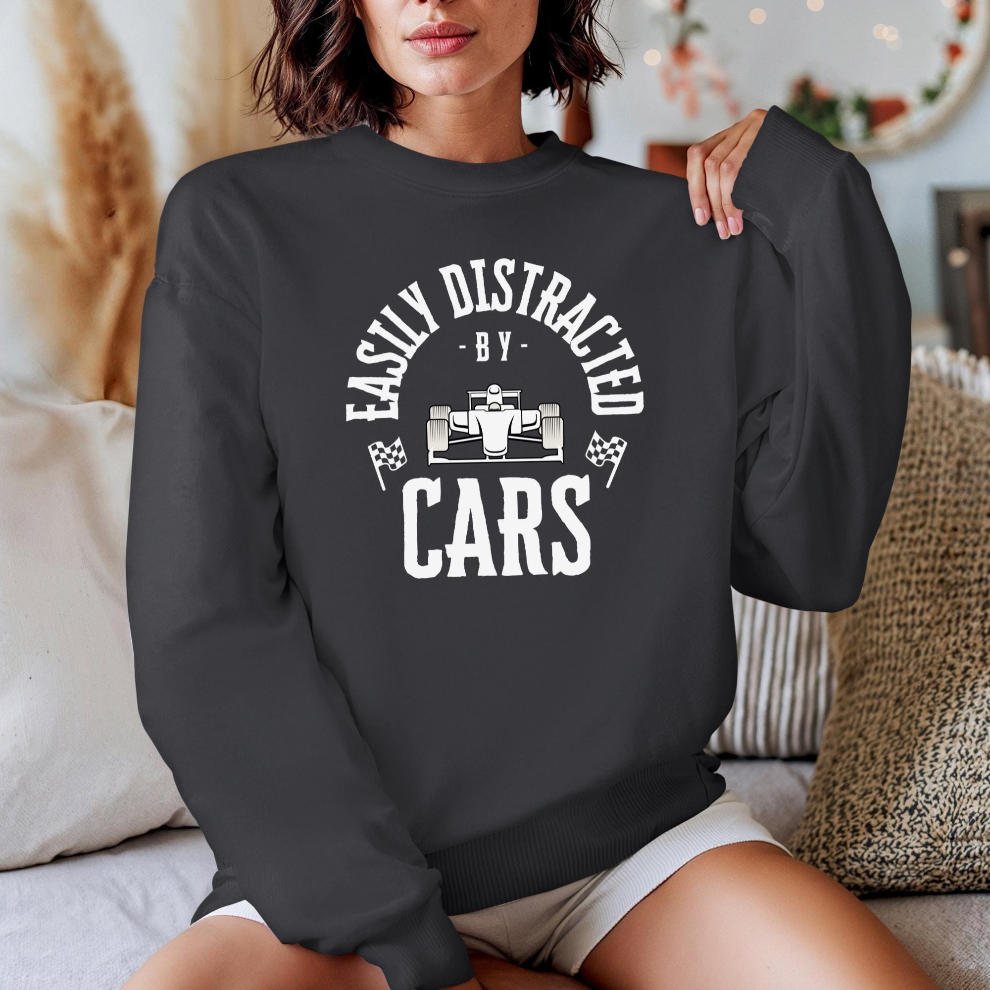 Funny Racing F1 Sweatshirt for Car Enthusiasts, Motorsports Hoodie, Formula 1 Fan Gift, Auto Racing Crewneck Pullover, Fast Car Apparel