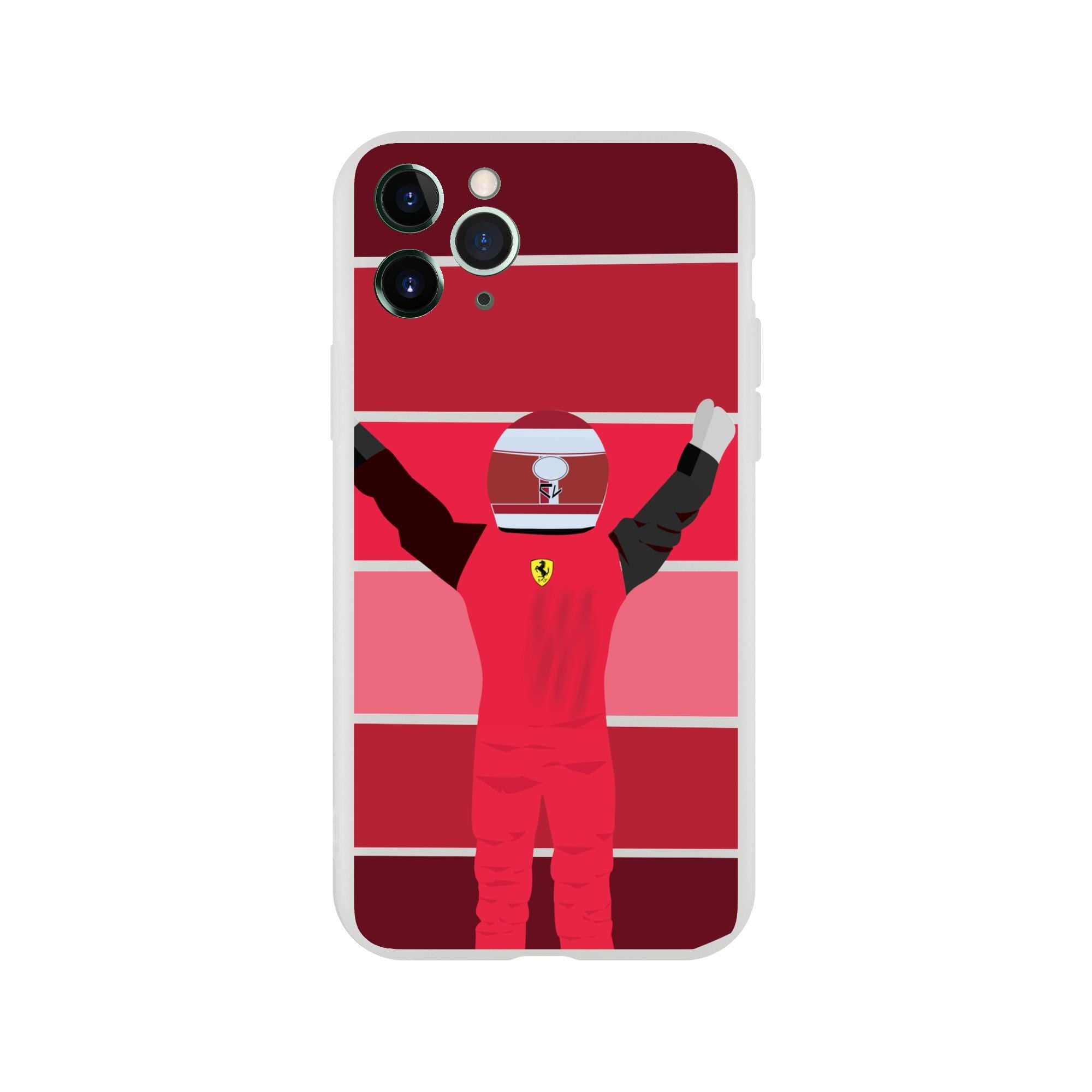 Charles Leclerc Racing Victory Phone Case – Formula 1 Gift for Ferrari Fans-Bold F1 Design | Custom Flexible TPU Cover,