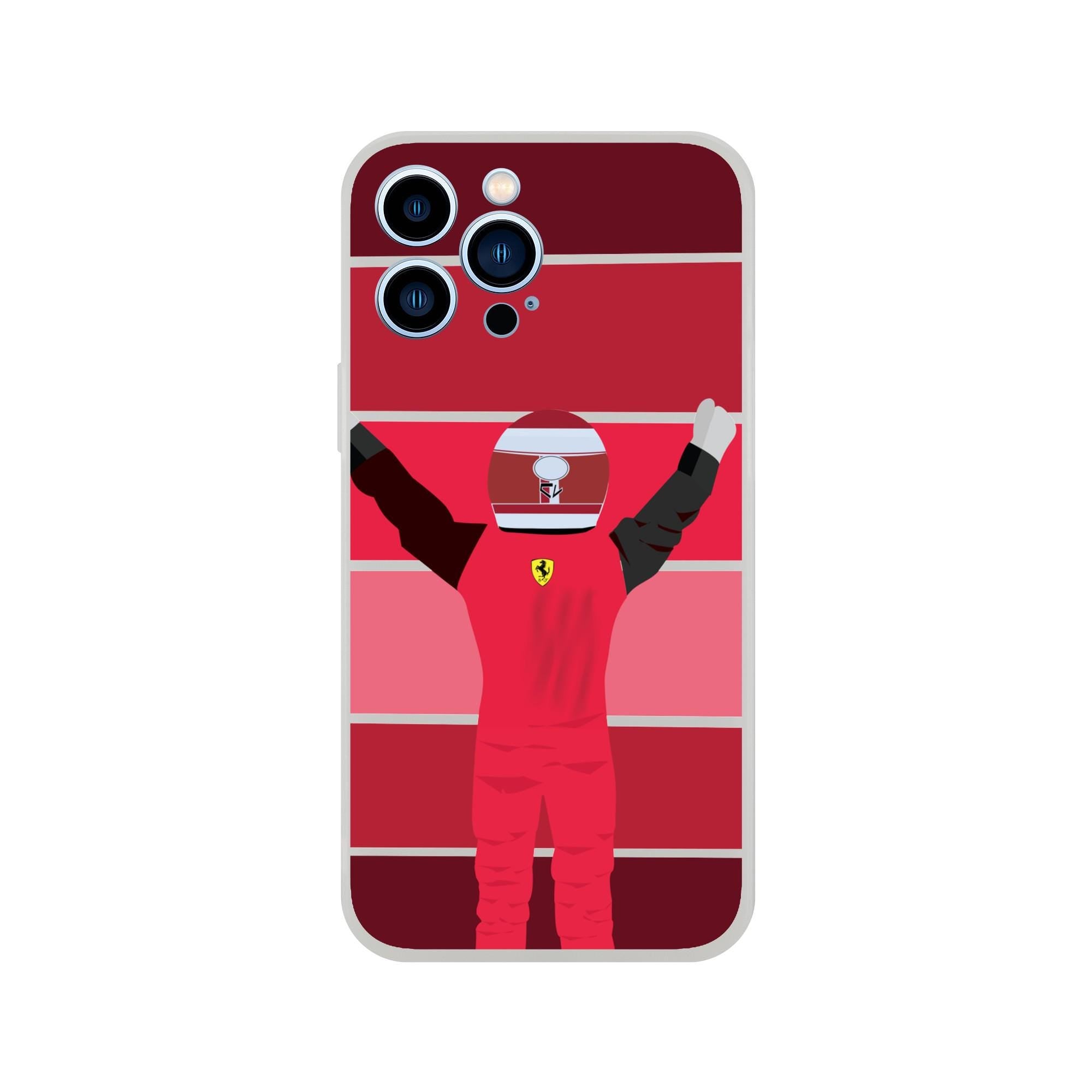 Charles Leclerc Racing Victory Phone Case – Formula 1 Gift for Ferrari Fans-Bold F1 Design | Custom Flexible TPU Cover,