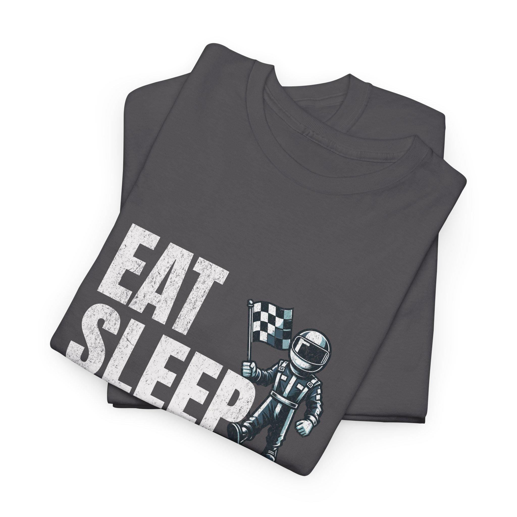 F1 Racing T-Shirt: Eat Sleep Repeat, Motorsport Fan Gift