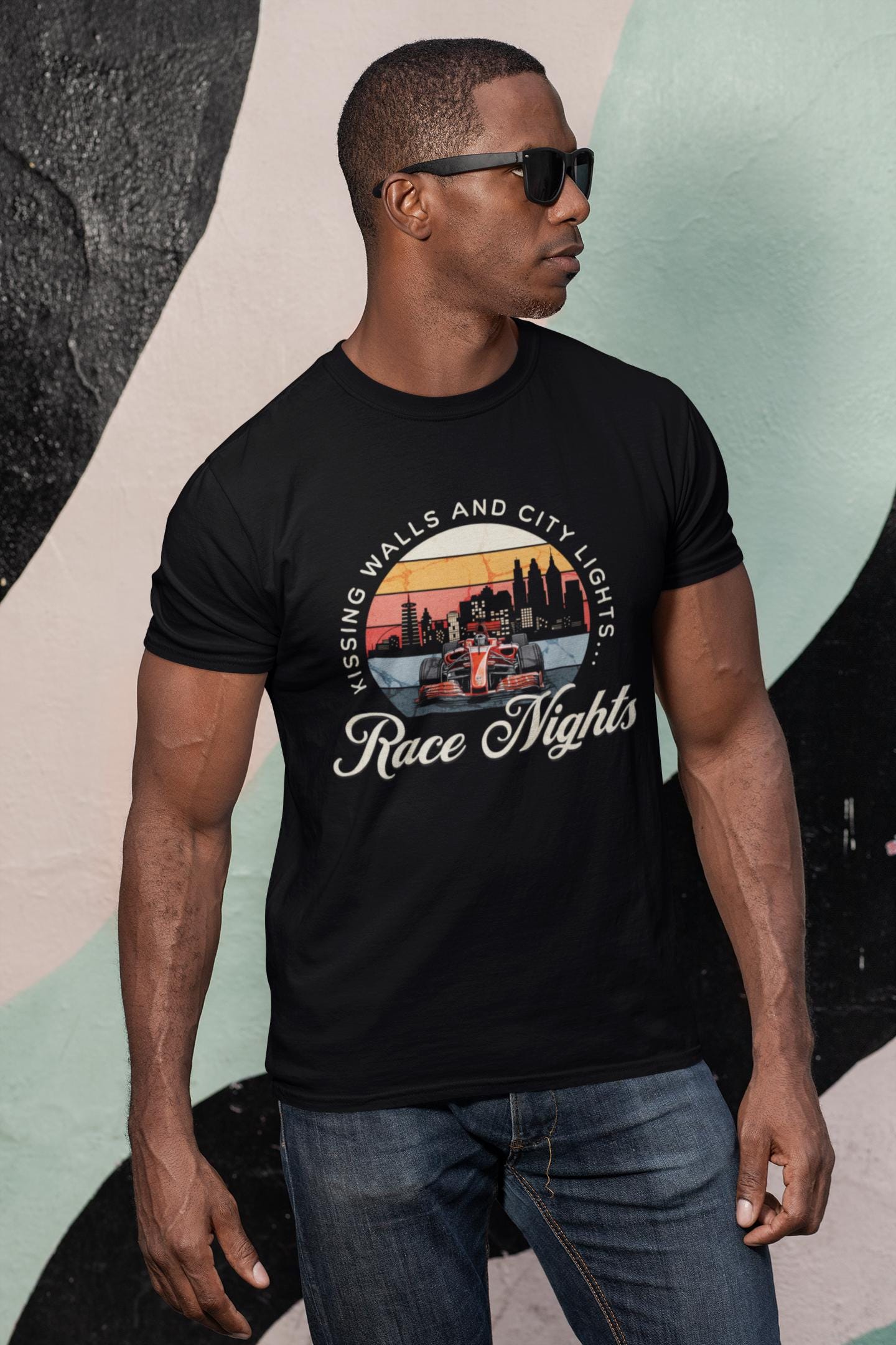 F1 Racing Car T-Shirt: Urban Street Circuit, Grand Prix Apparel