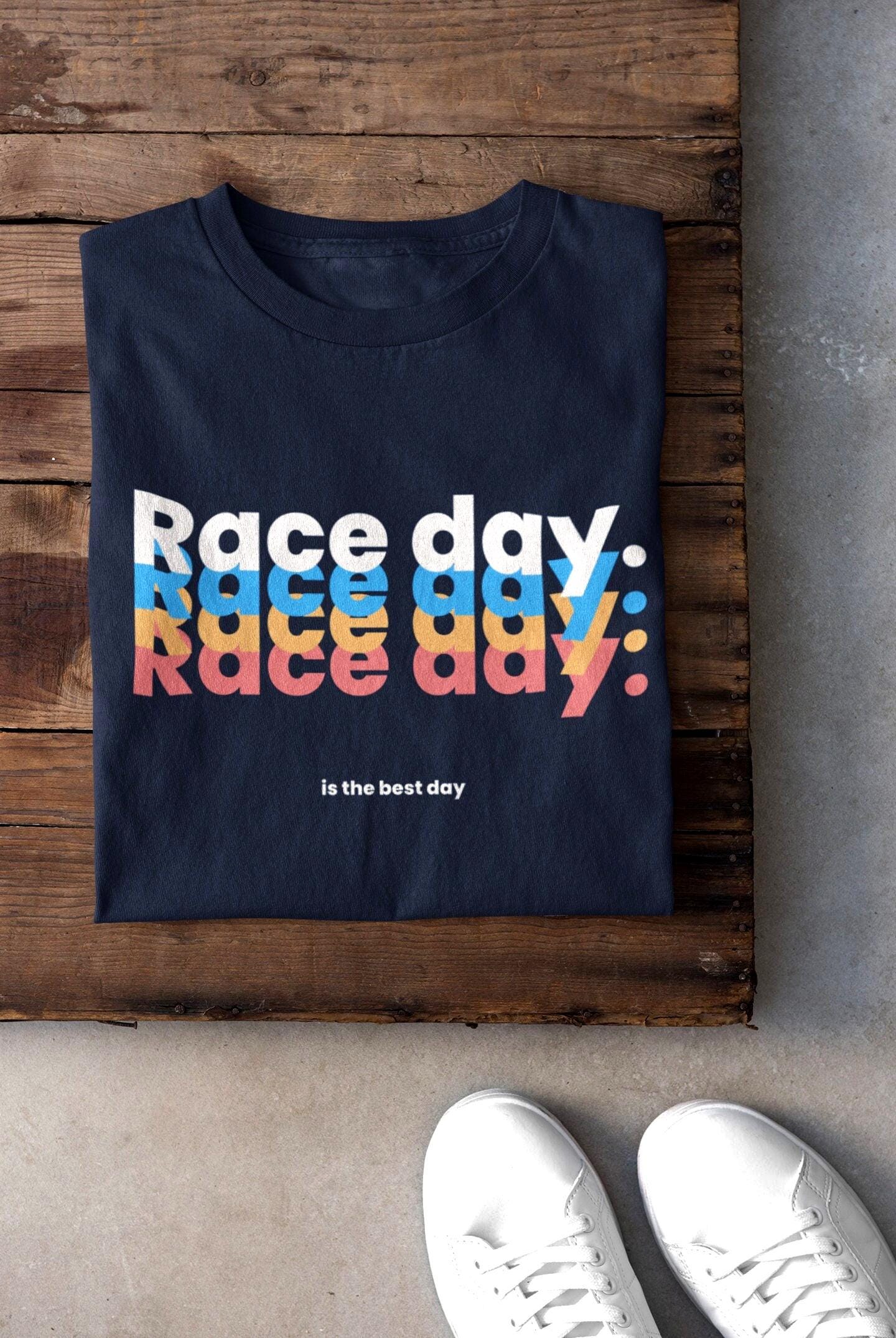 Race Day Graphic Tee - Colourful F1 Birthday Present T-Shirt for Men and Women - Unique Design - Available in Multiple Sizes - Free Shipping