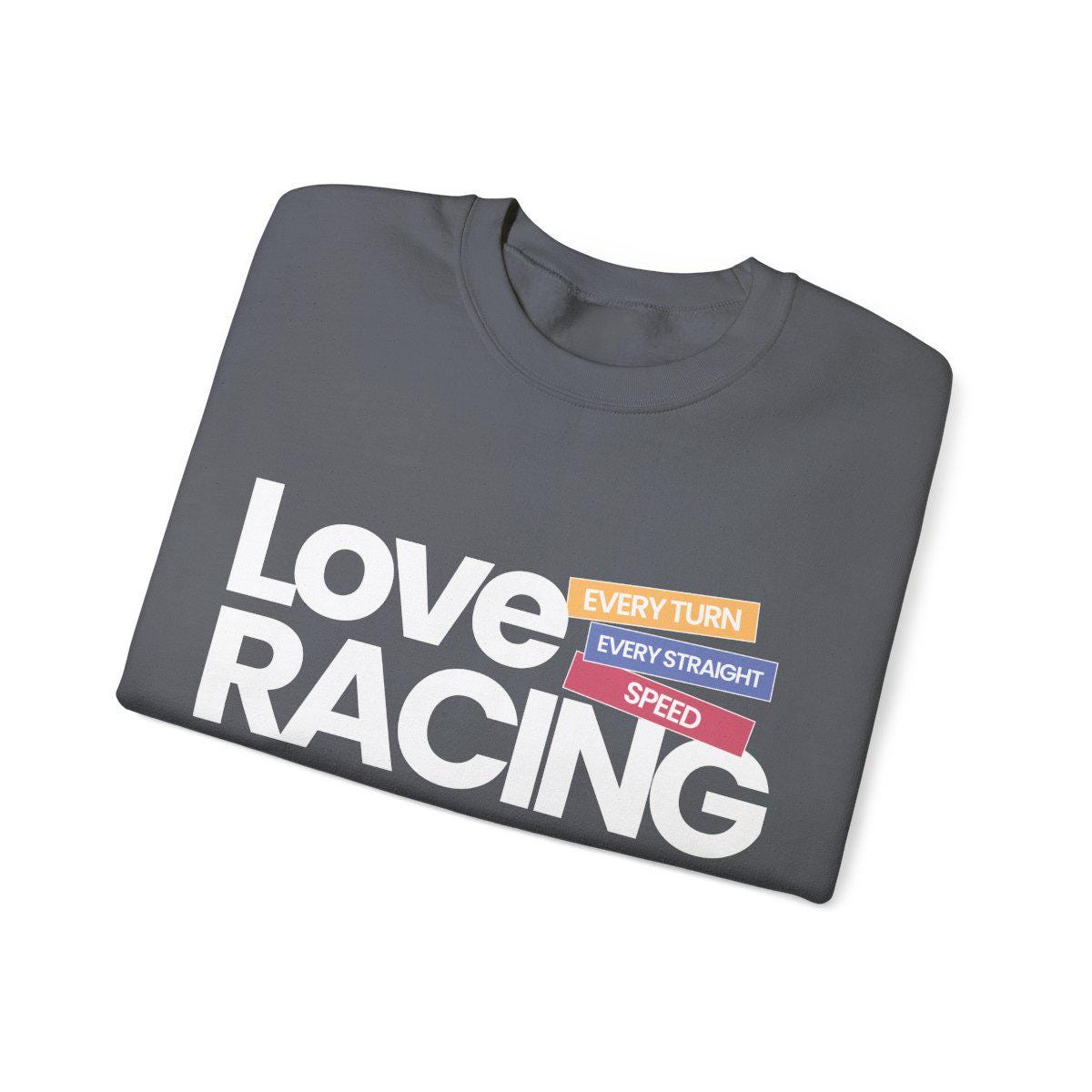 F1 Jumper – Love Racing Crewneck Sweatshirt | Formula 1 Gift for Him or Her | Motorsport Fan Clothing | Unisex Racing Sweater | UK Seller
