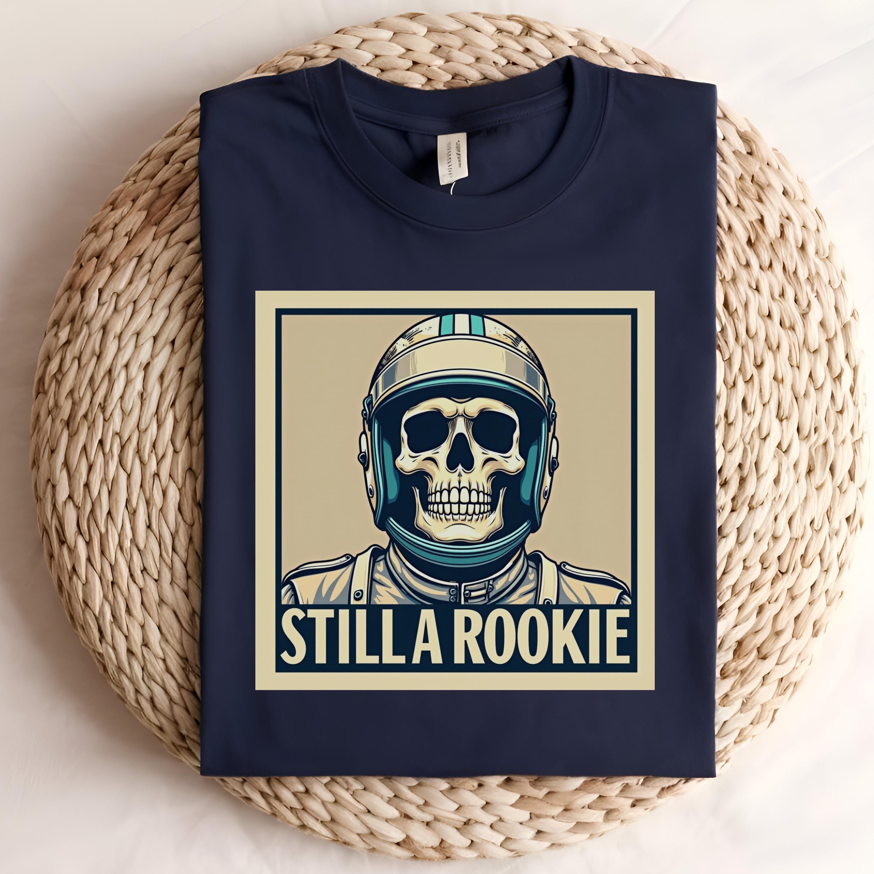 Funny F1 Skull Rookie Tee: Motorsport Racing T-Shirt