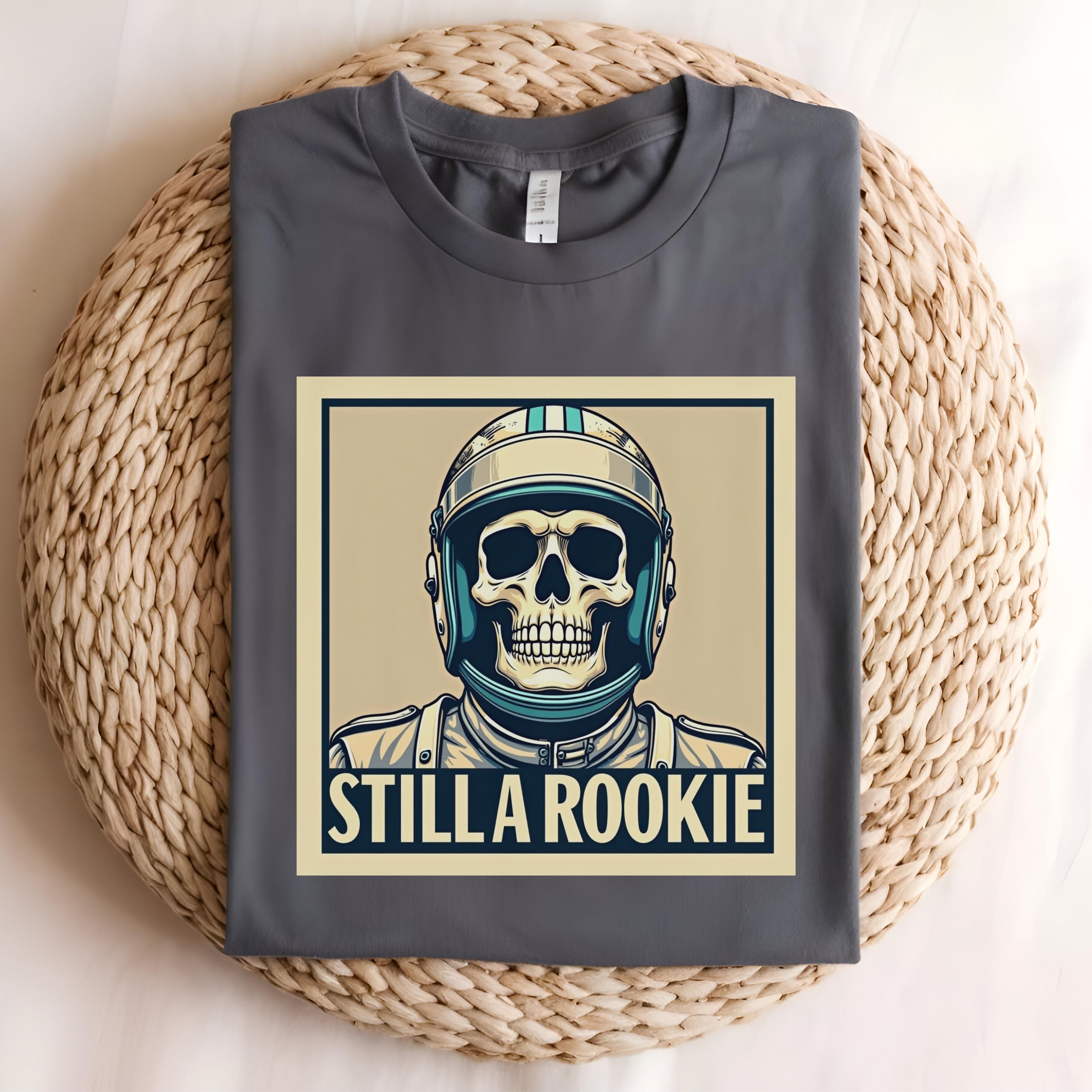 Funny F1 Skull Rookie Tee: Motorsport Racing T-Shirt