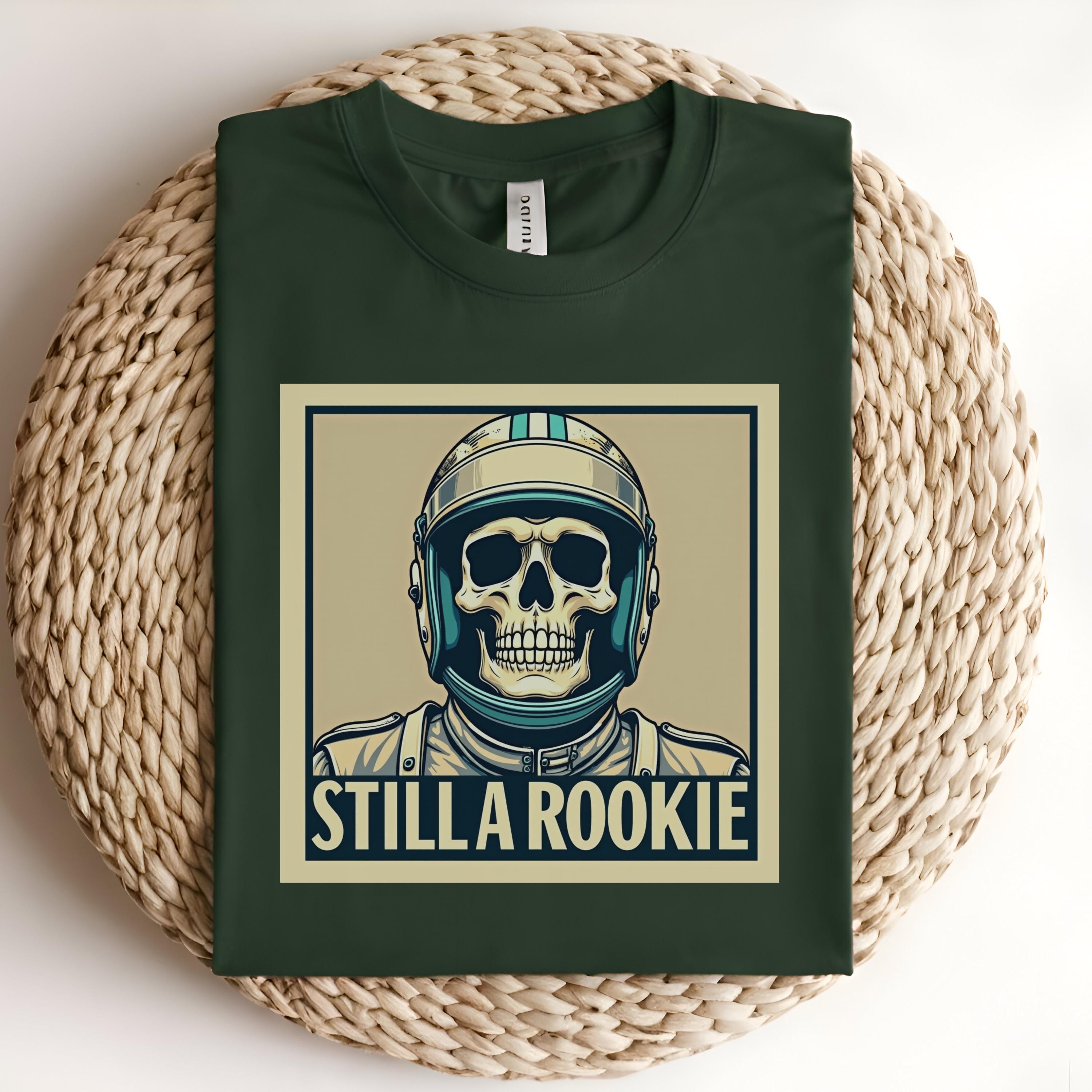 Funny F1 Skull Rookie Tee: Motorsport Racing T-Shirt