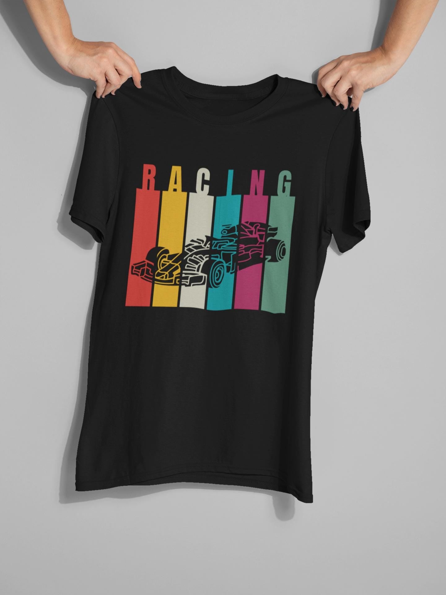 Racing Car T-Shirt – Retro Formula 1 Tee for Men & Women – Vintage Motorsport Graphic Shirt – F1 Fan Gift – Race Day Apparel