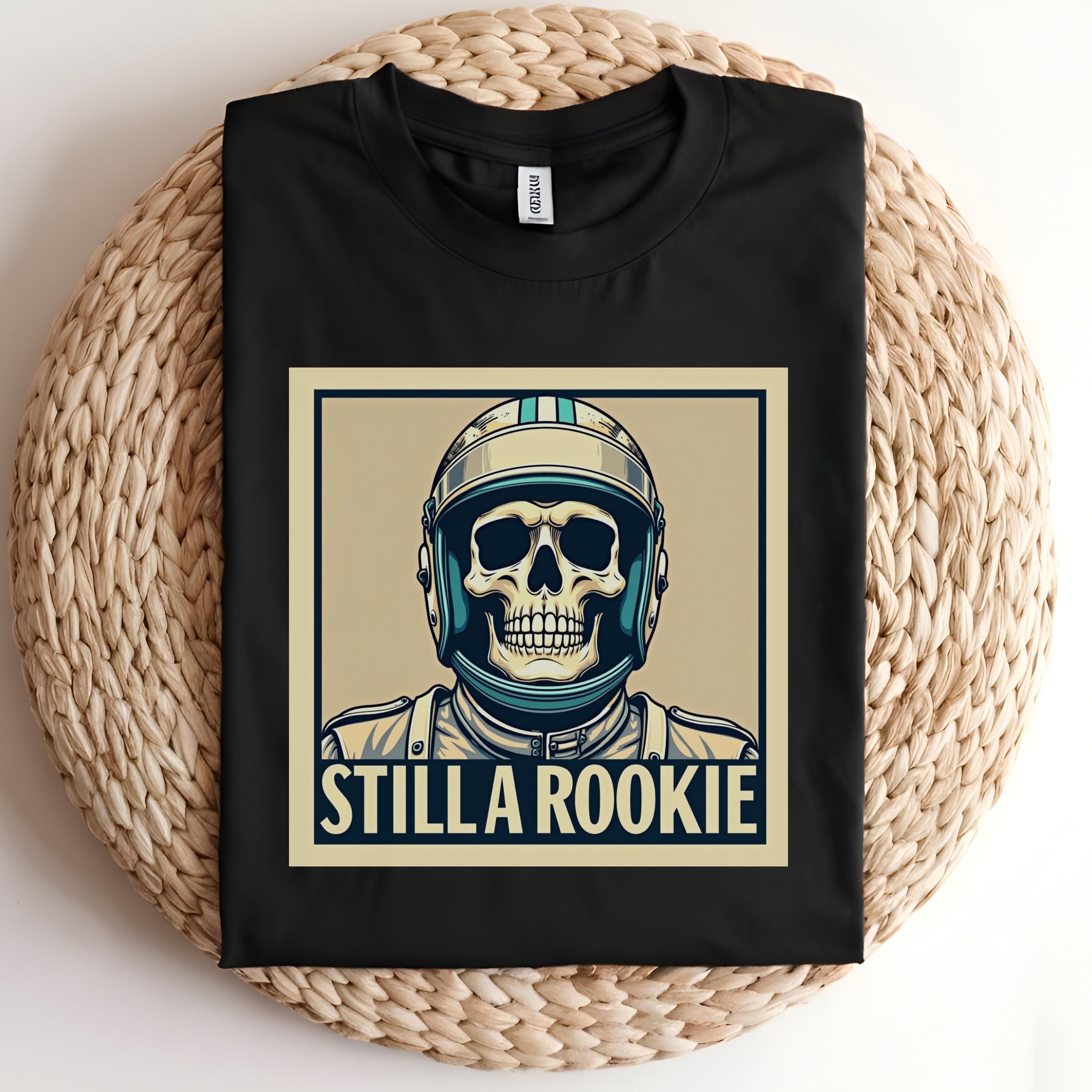 Funny F1 Skull Rookie Tee: Motorsport Racing T-Shirt