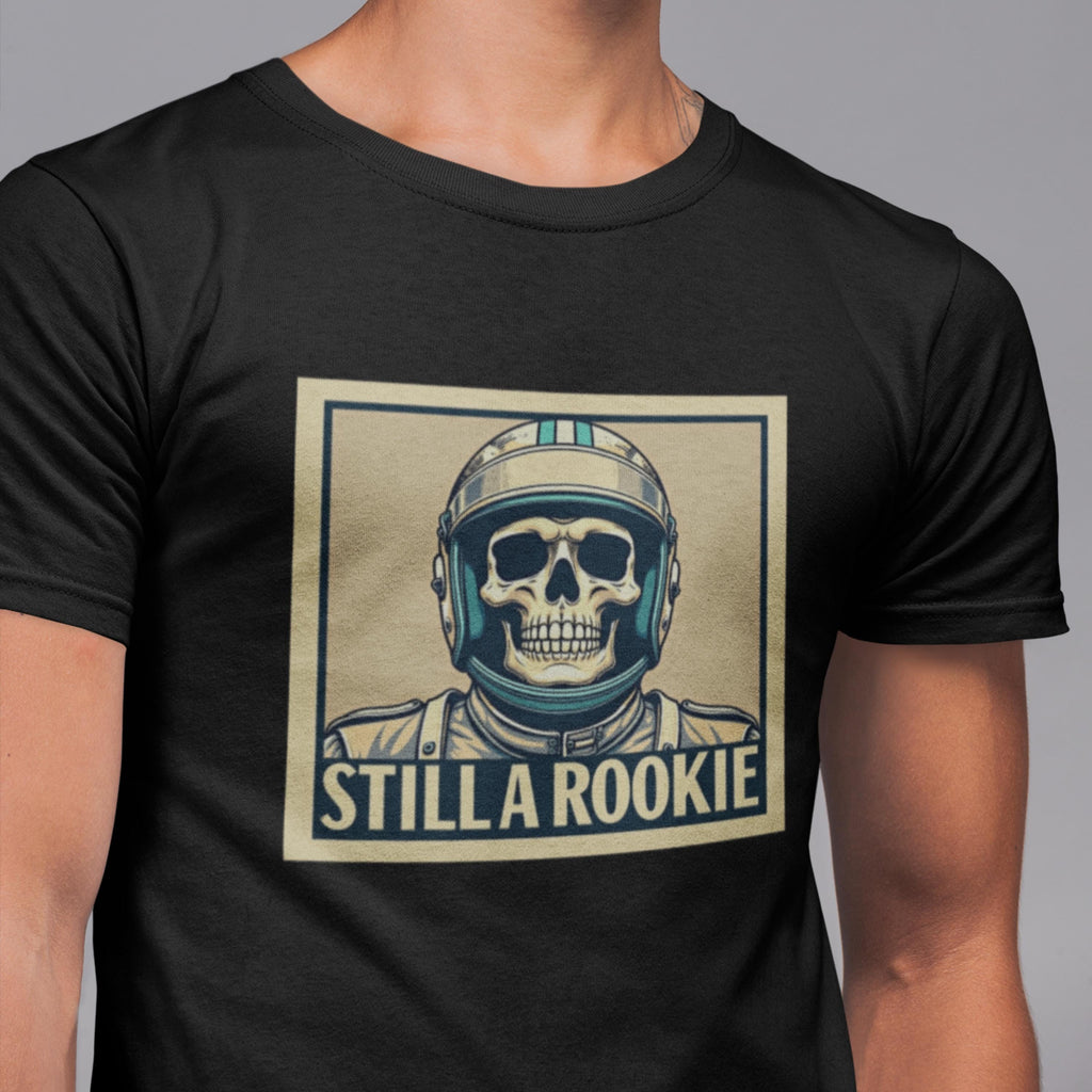 Funny F1 Skull Rookie Tee: Motorsport Racing T-Shirt