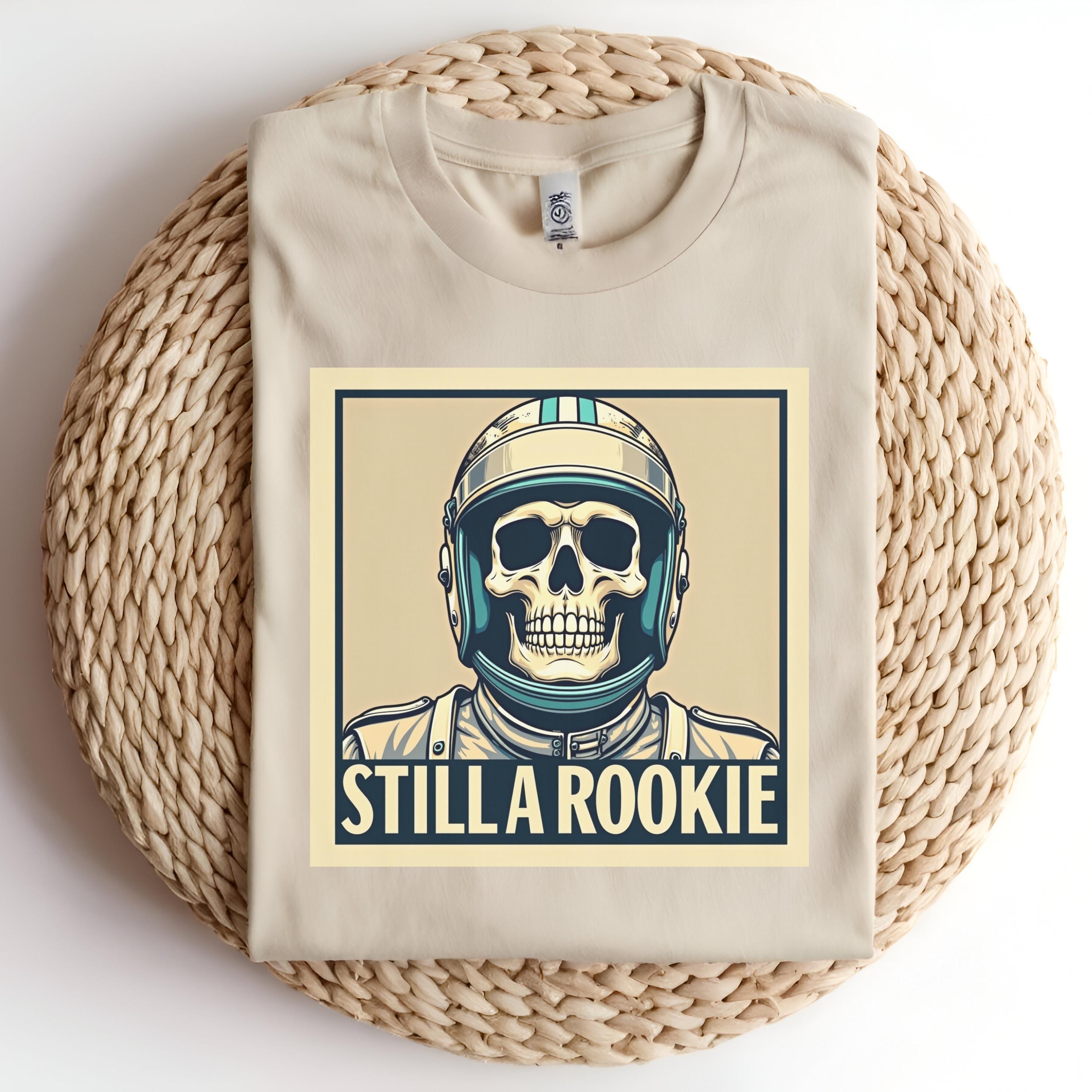 Funny F1 Skull Rookie Tee: Motorsport Racing T-Shirt