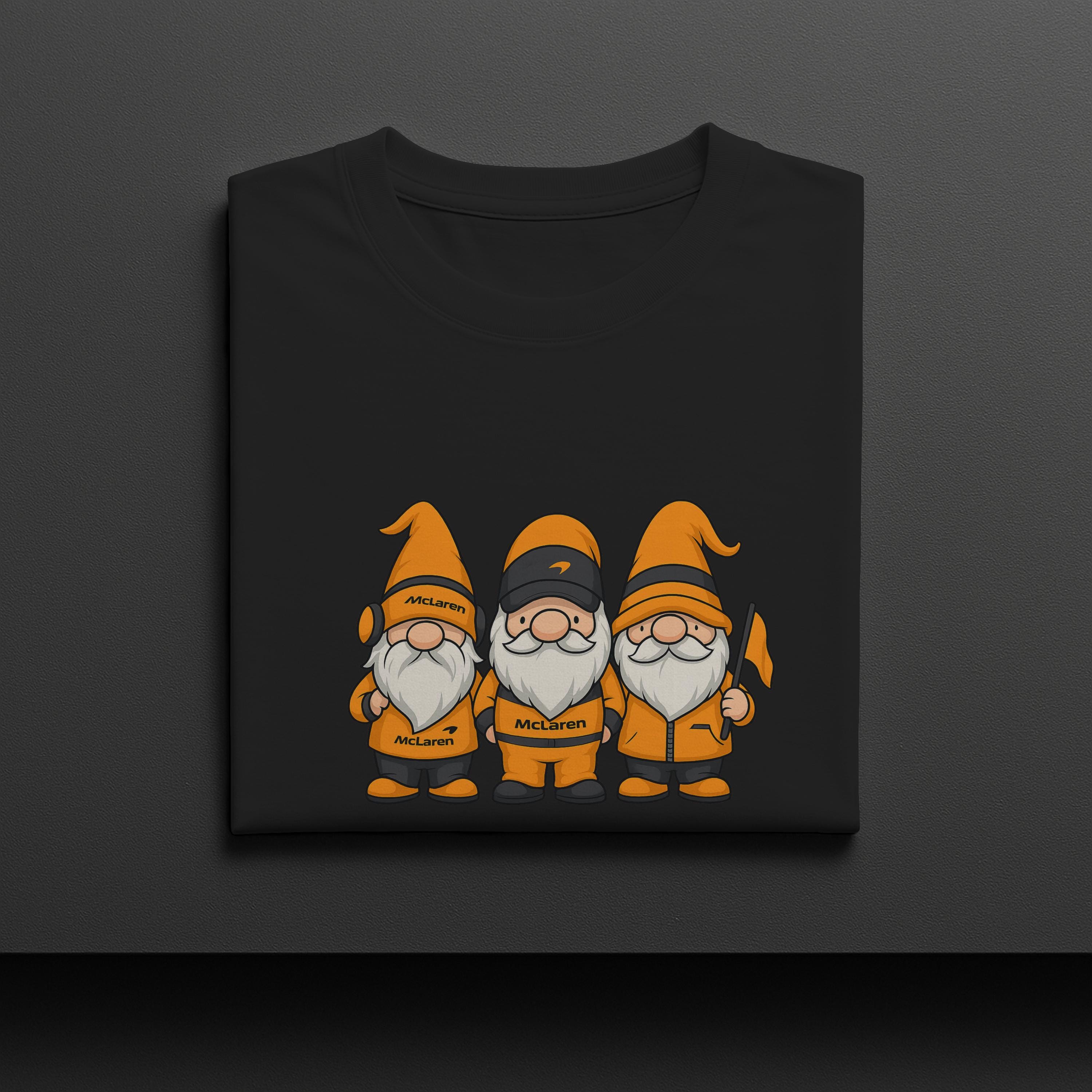 McLaren Racing Gnomes Shirt | Funny F1 T-Shirt & Sweatshirt | McLaren Formula 1 Fan Gift | Papaya Racing Apparel