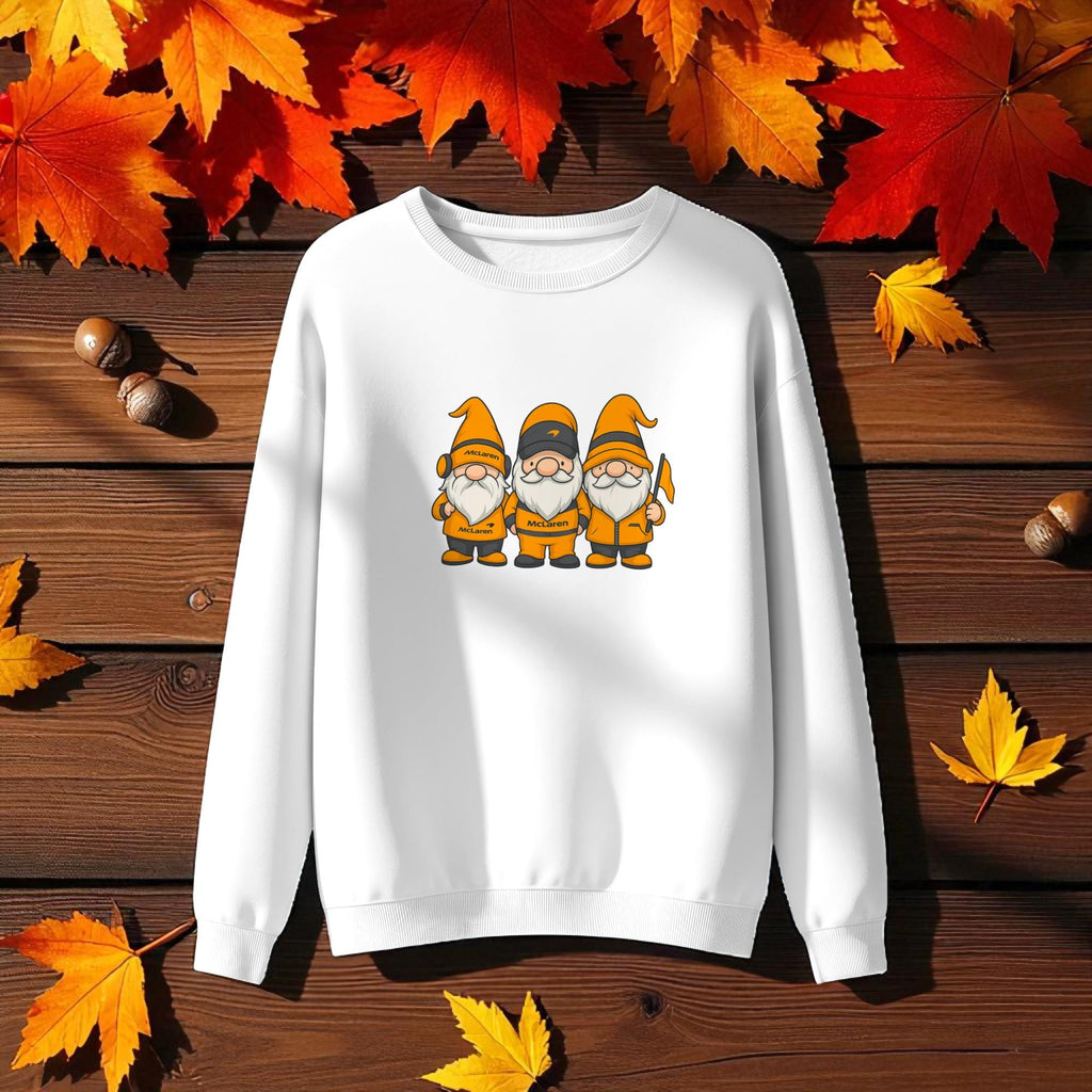 McLaren Racing Gnomes Shirt | Funny F1 T-Shirt & Sweatshirt | McLaren Formula 1 Fan Gift | Papaya Racing Apparel