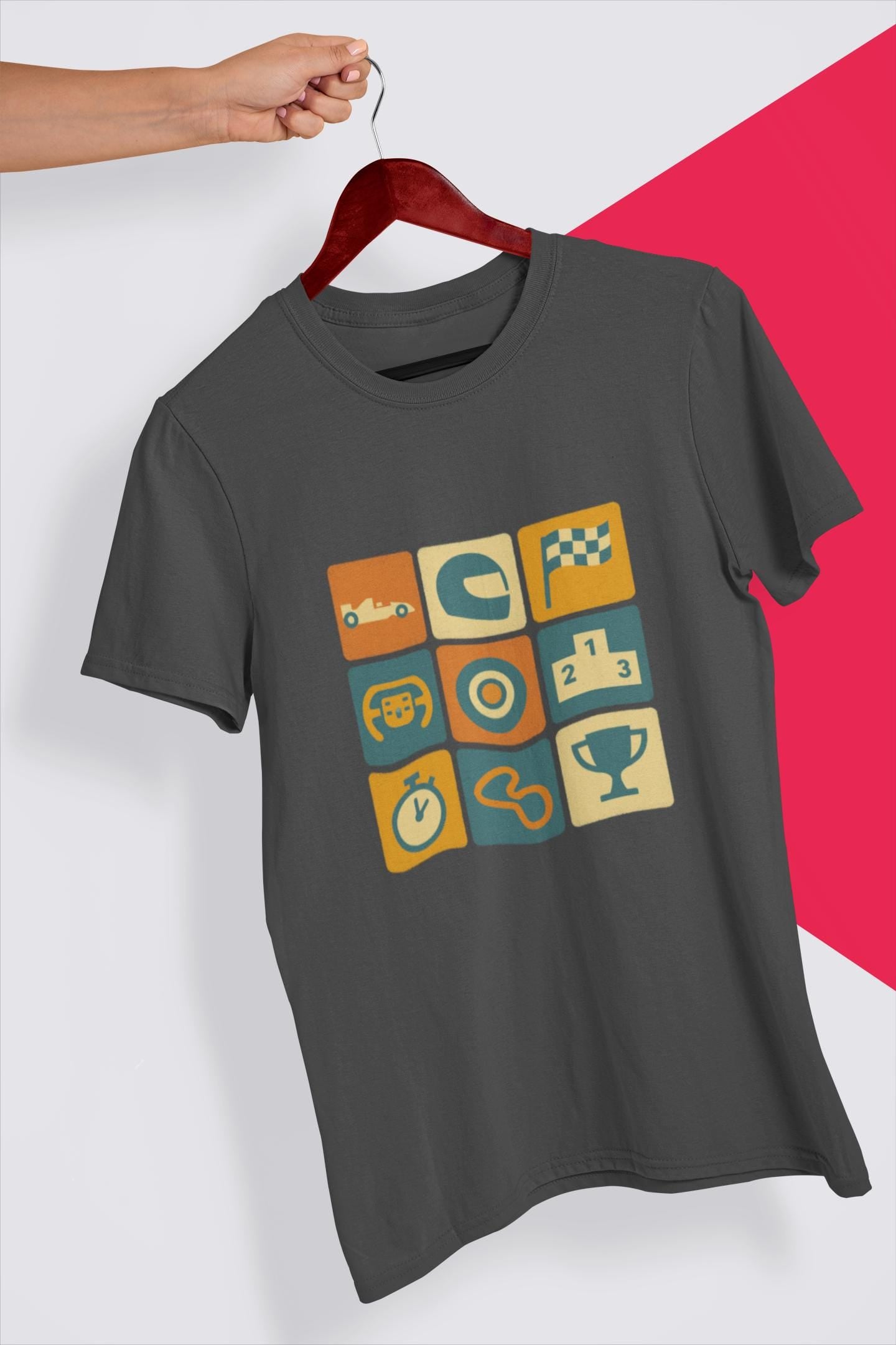 Retro Formula 1 Racing Icons T-Shirt: Vintage Motorsport Tee