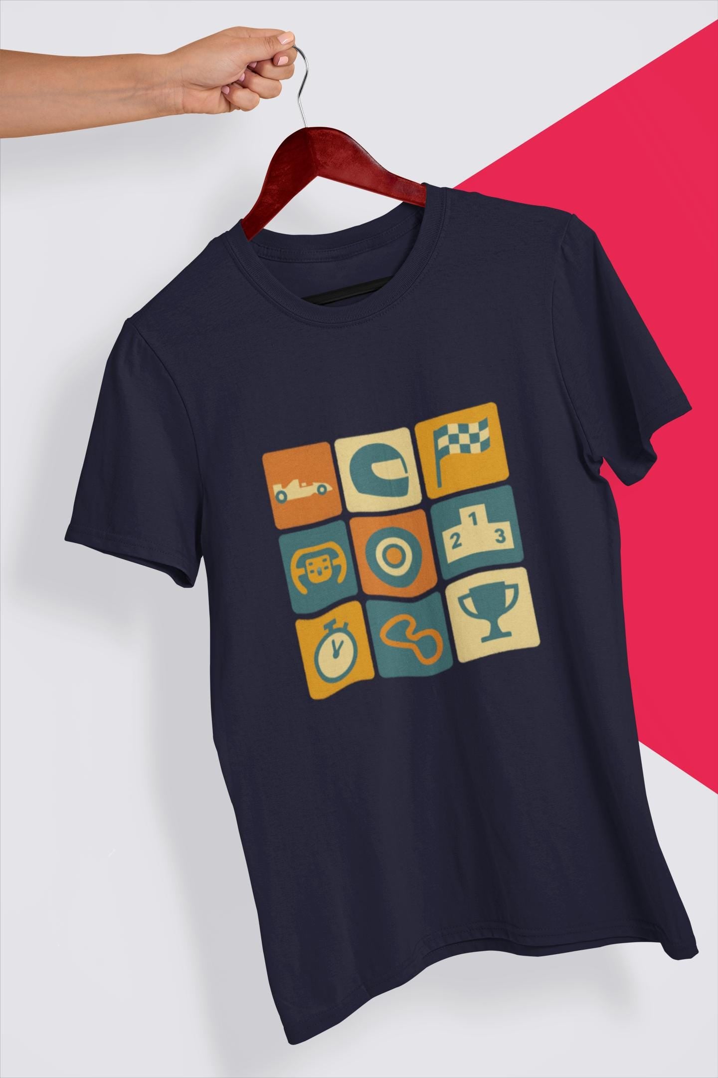 Retro Formula 1 Racing Icons T-Shirt: Vintage Motorsport Tee