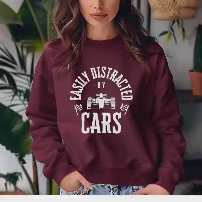 Funny Racing F1 Sweatshirt for Car Enthusiasts, Motorsports Hoodie, Formula 1 Fan Gift, Auto Racing Crewneck Pullover, Fast Car Apparel