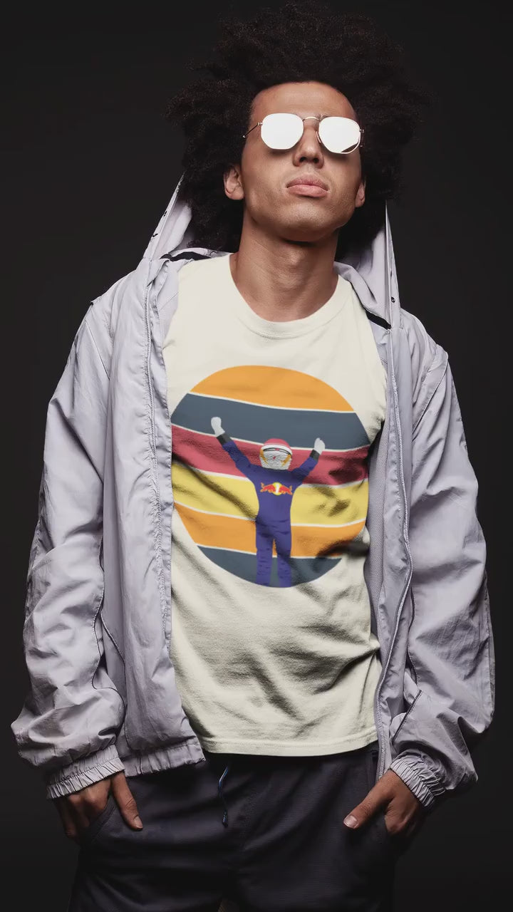 Vintage Formula One Shirt- Perfect  Race Day Birthday Gift for F1, Max Verstappen, Red Bull fans- Unisex, Available in Multiple Colours.