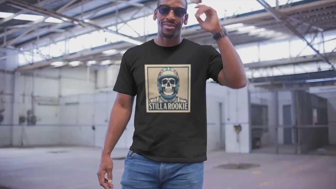 Funny F1 Skull Rookie Tee: Motorsport Racing T-Shirt